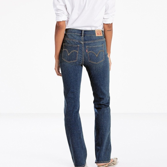 NWT Levis 529 Curvy Boot Cut Denim Blue Jeans 14 - Picture 3 of 4